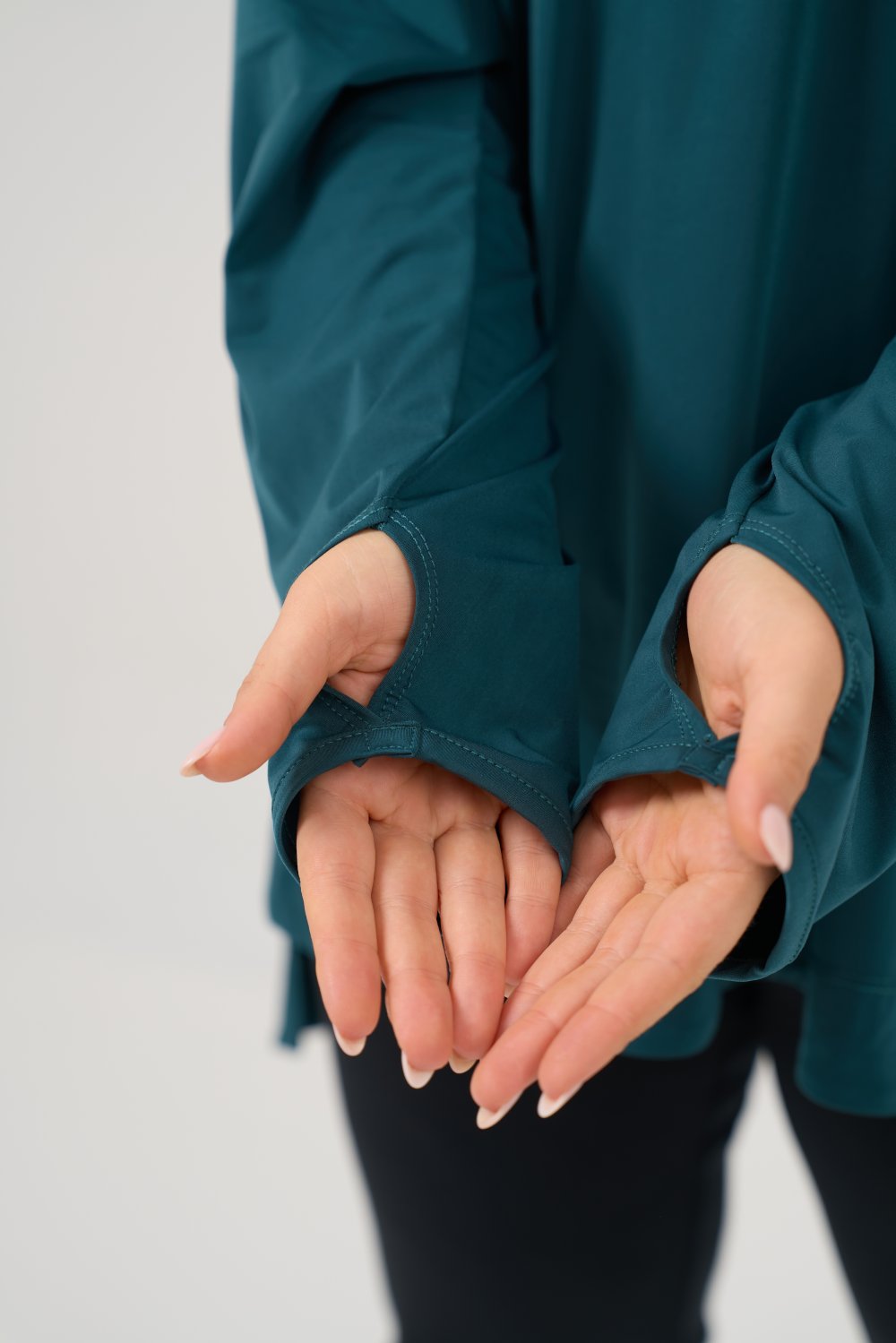 قميص مع هودي أخضر فوريست جرين