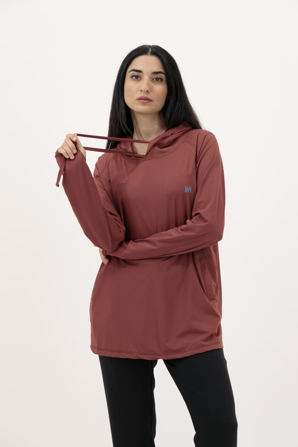 Super Soft Hooded Shirts Chocolate Brown 