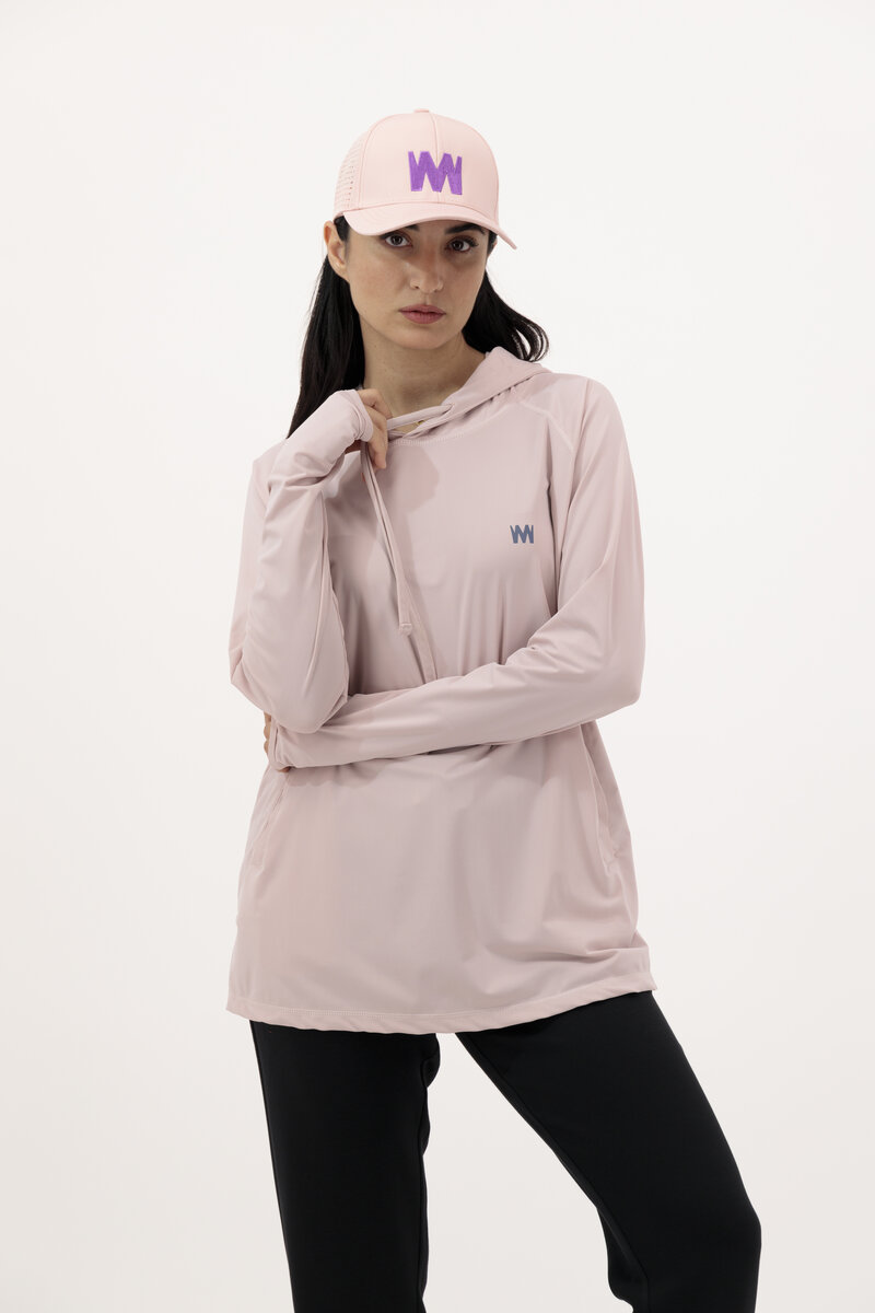 Flare Super Soft Hooded Shirt Pink