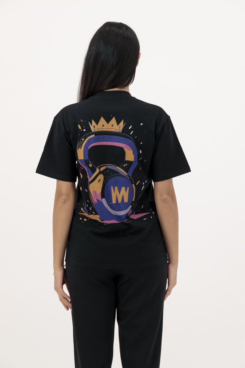 Kettlebell Athelitic T-shirt Black 