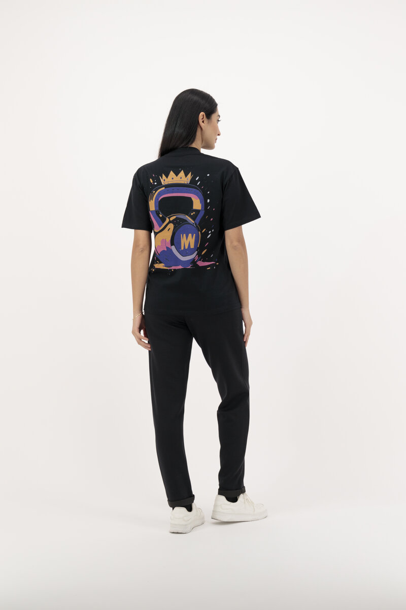 Kettlebell Athelitic T-shirt Black 