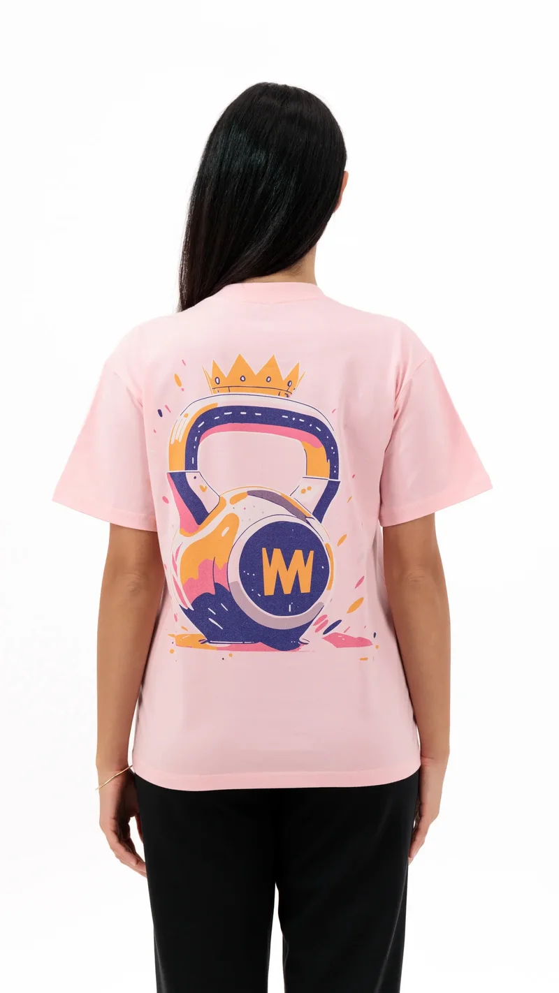 Kettlebell Athelitic T-shirt Cream 