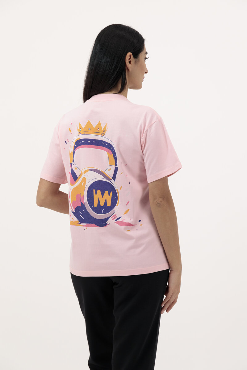 Kettlebell Athelitic T-shirt Pink 