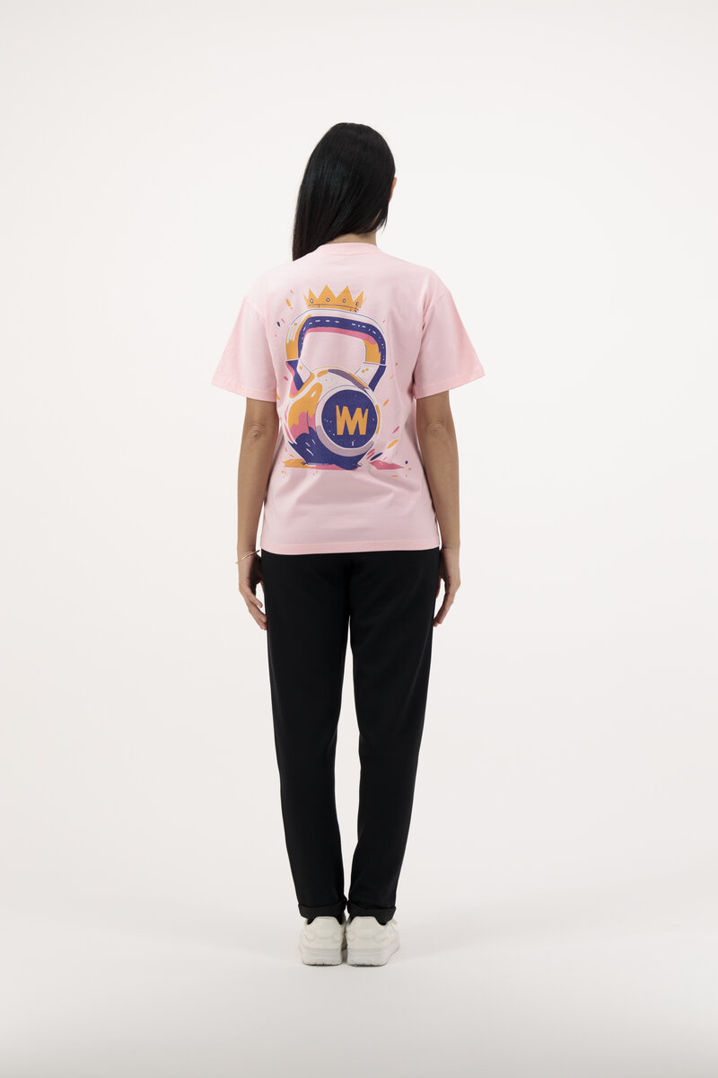 Kettlebell Athelitic T-shirt Pink 