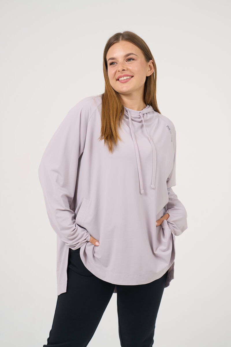 Lavender Hooded Shirt 