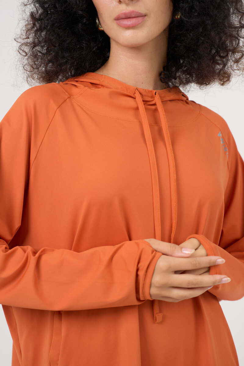 Mandarin Hooded Shirt 