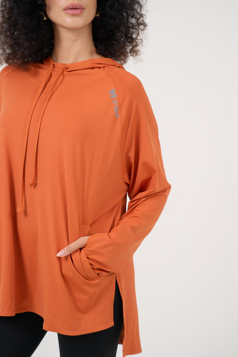 Mandarin Hooded Shirt 