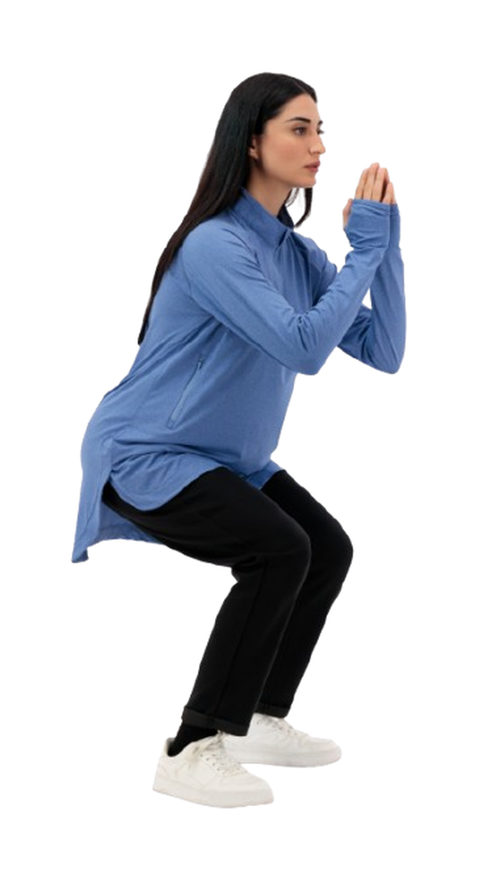 قميص الأداء ازرق المحيط