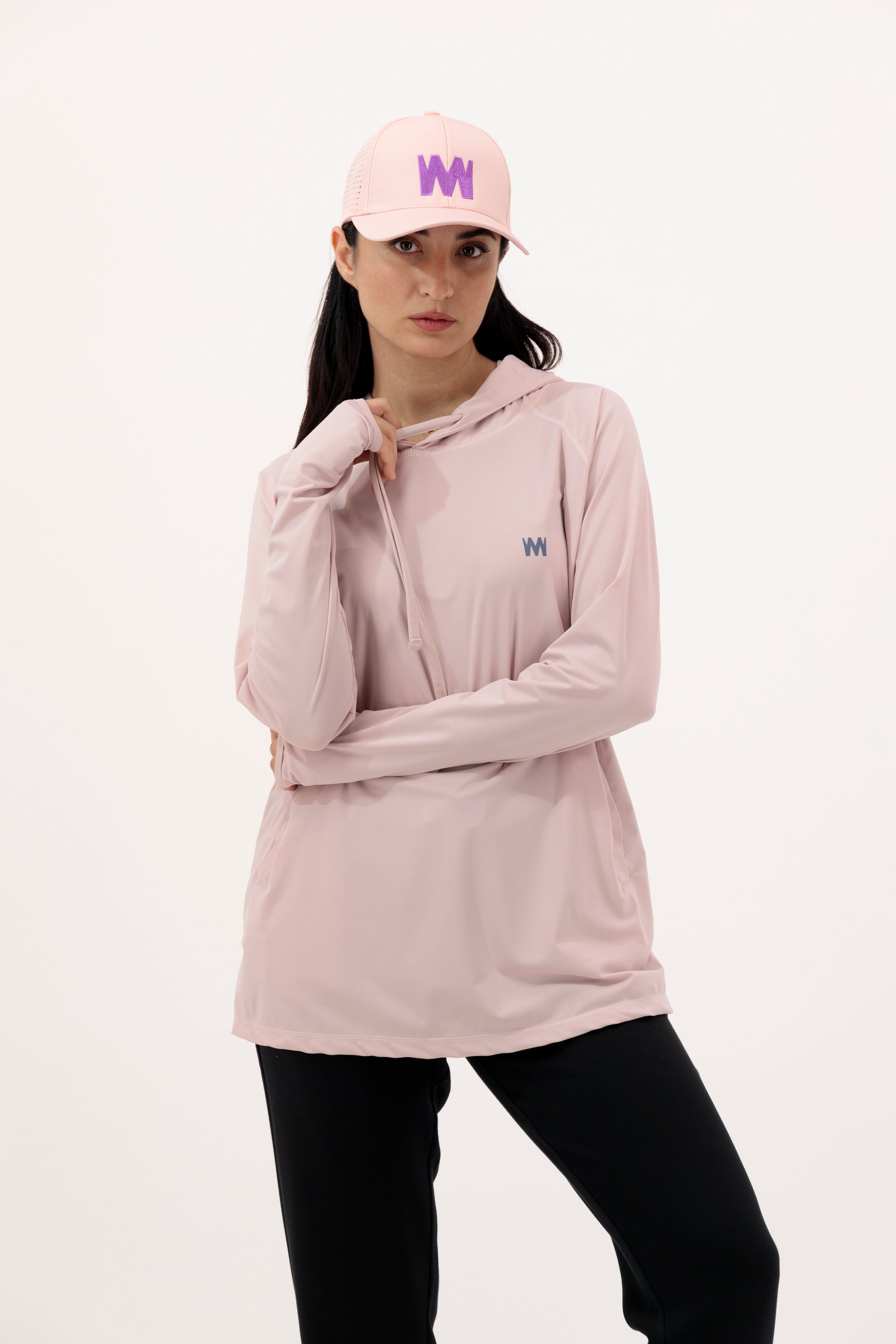 Flare Super Soft Hooded Shirt Pink