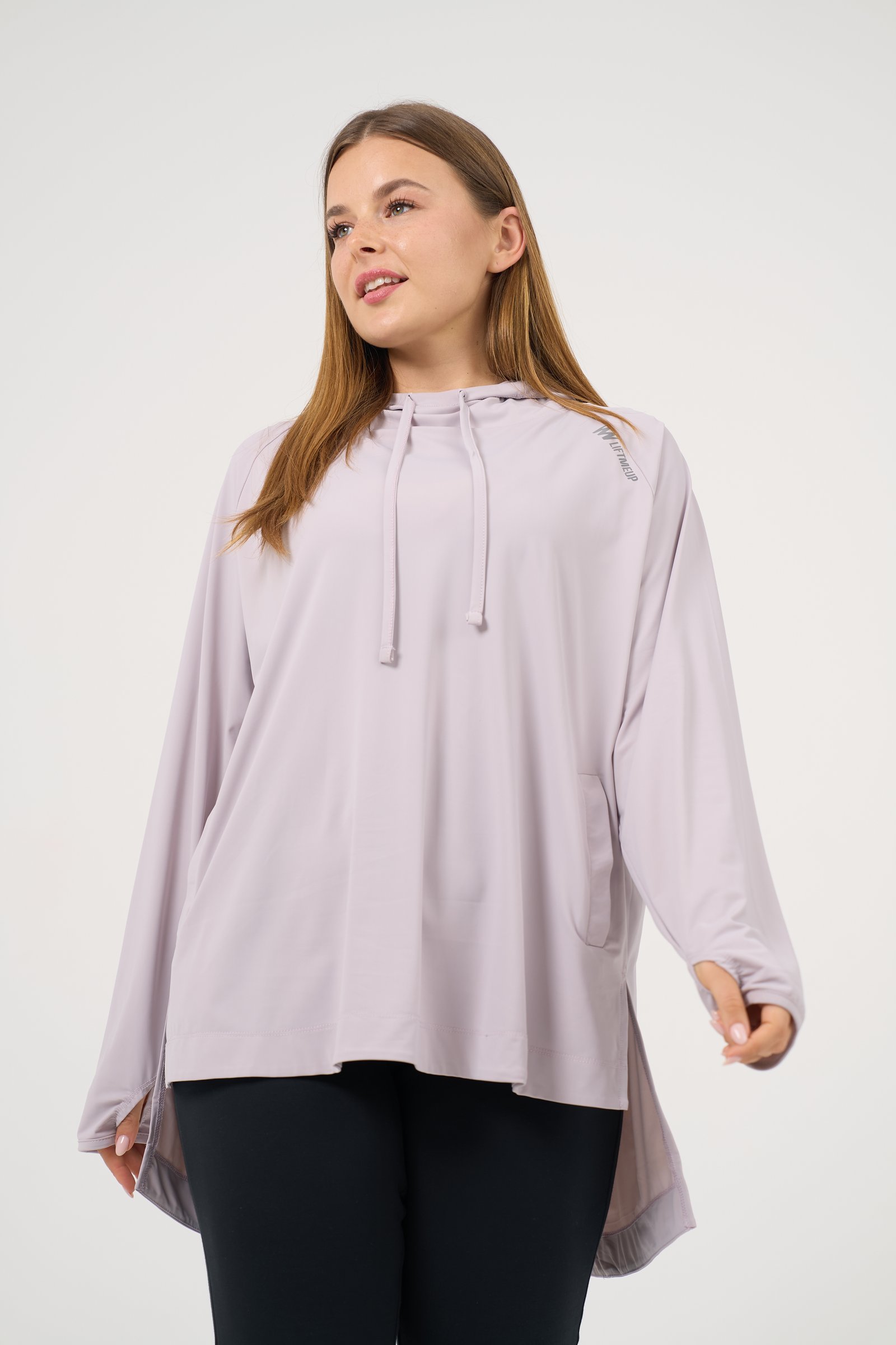 Lavender Hooded Shirt 