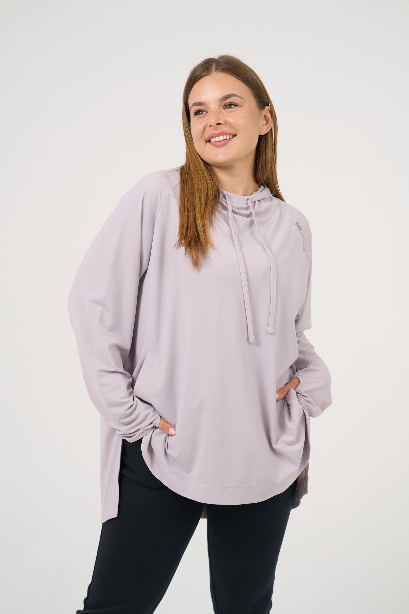 Lavender Hooded Shirt 