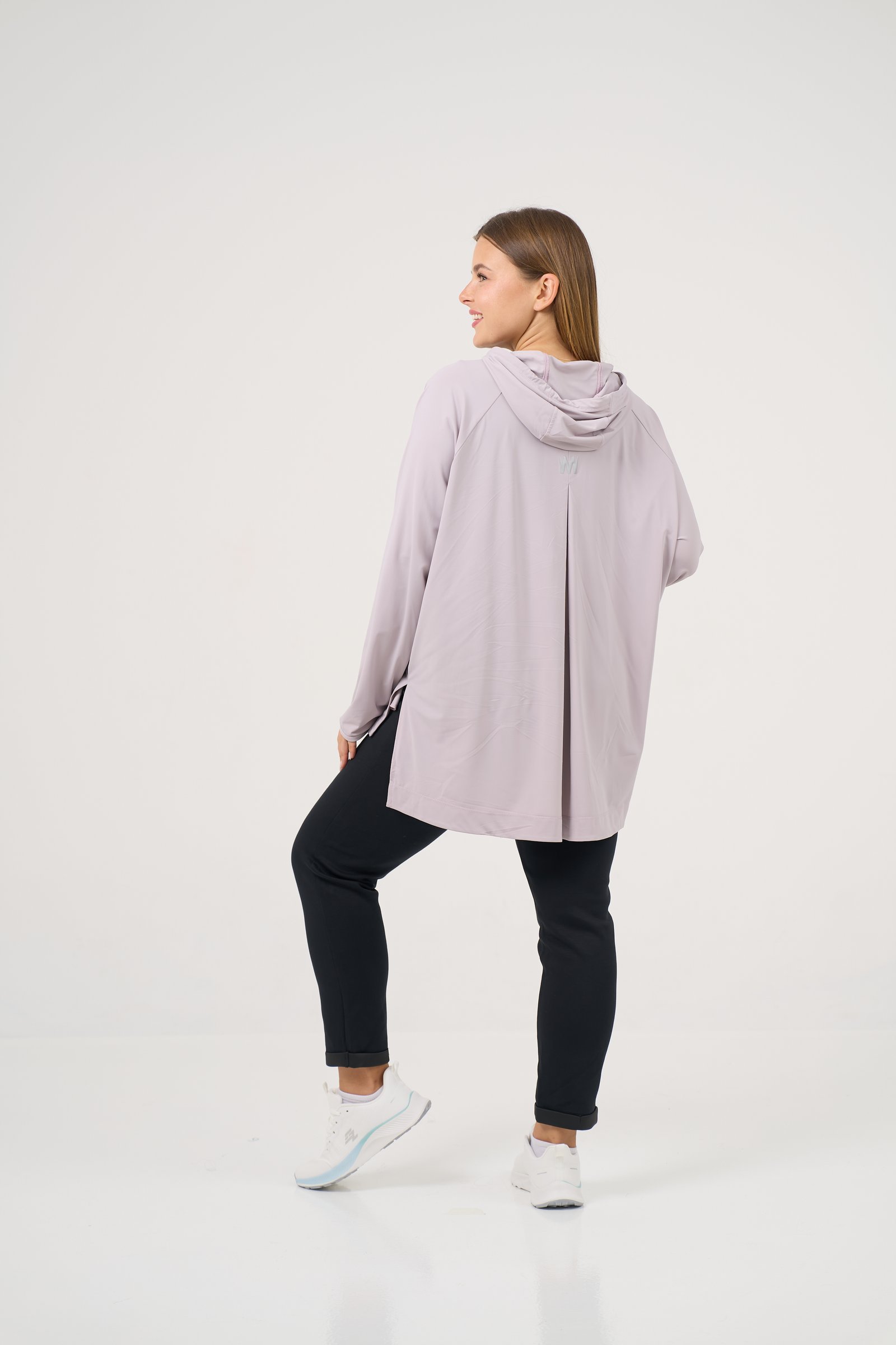 Lavender Hooded Shirt 